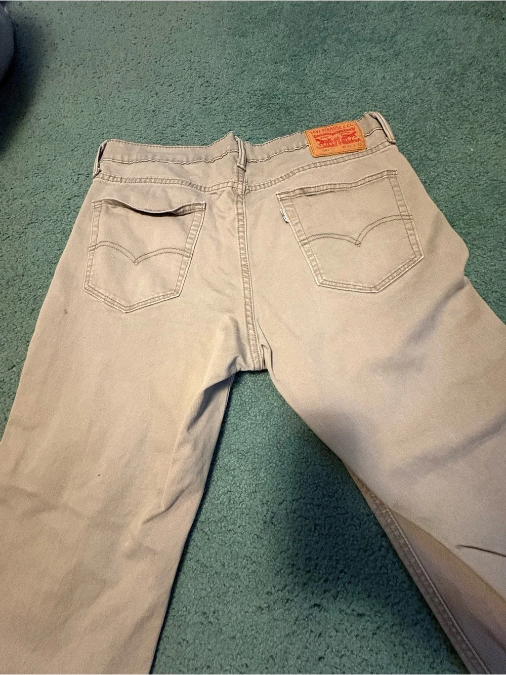 Levi's Men's 541 Relaxed Fit Jeans - Khaki